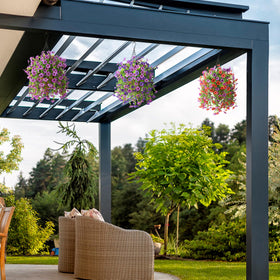 Homsunny porch and garden decor setup for versatile spaces