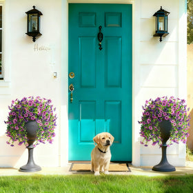 Homsunny summer outdoor decor hanging vines for porch or balcony
