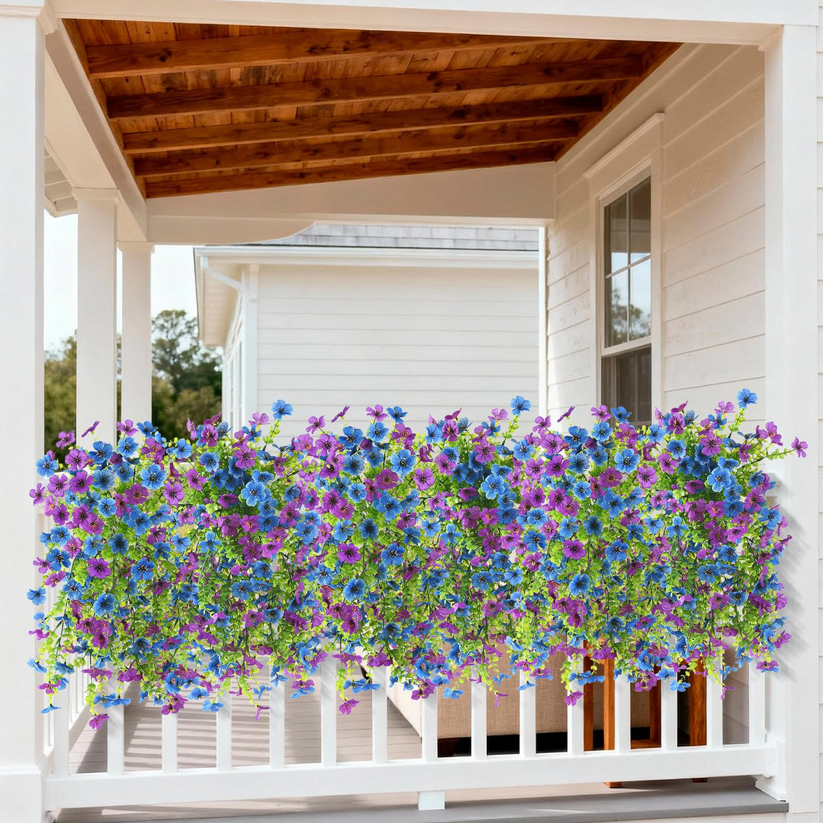 Homsunny fade-resistant silk flowers crafted for long-lasting garden décor