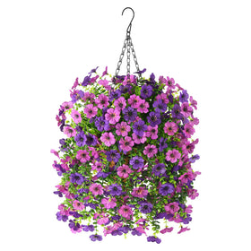 Homsunny weatherproof artificial flowers endure all seasons