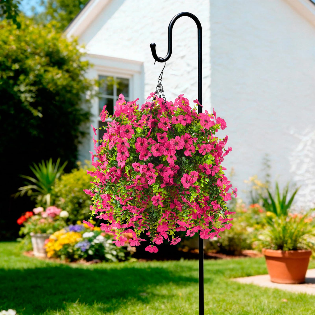 Homsunny weatherproof porch or balcony decor with no maintenance