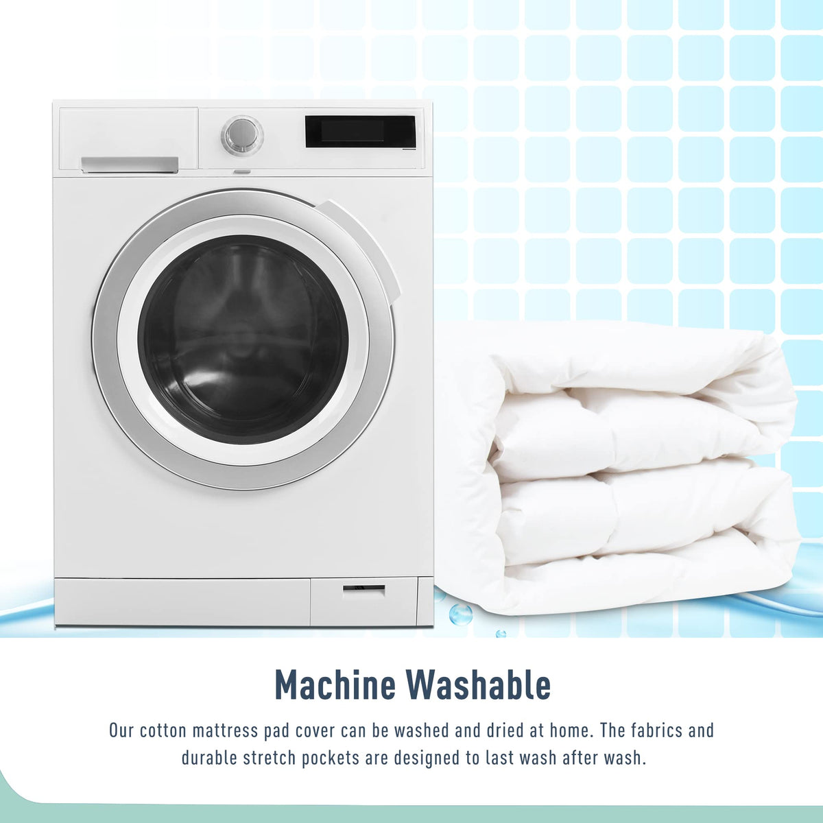 HOMTEC durable stitching withstands nightly use.