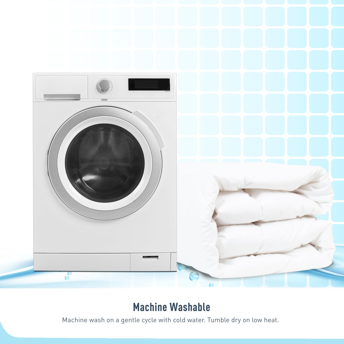 HOMTEC noiseless surface minimizes disturbance for light sleepers.