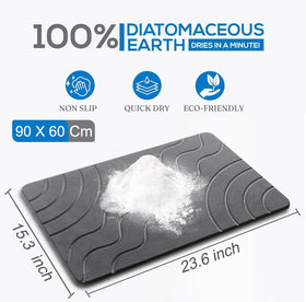 HOMY BLISS easy-to-clean bath mat simplifies daily upkeep after showers