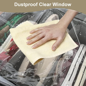 Homyfort clear-window organizer lets you see contents at a glance.