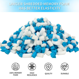 HONEHO bean bag filler expands easily for durable, resilient seating and cushions.