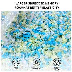 HONEHO dog bed filler offers soft support with breathable memory foam.