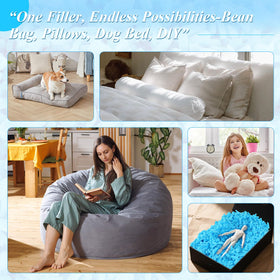 HONEHO dog bed foam refill adds cozy, long lasting comfort.