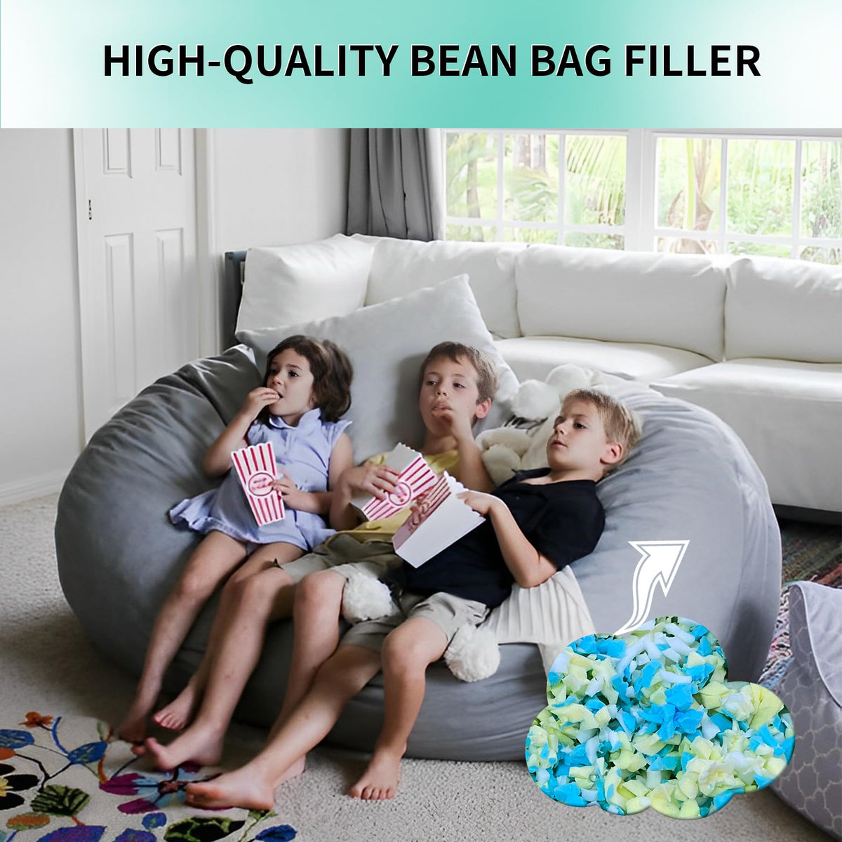 HONEHO expansion inside a bag highlights easy expansion after vacuum packaging.