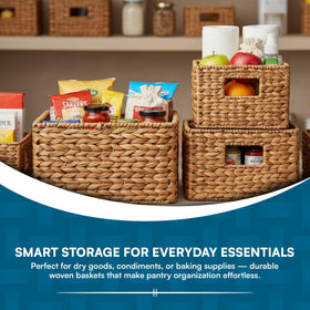 Honey-Can-Do banana leaf toy storage basket for playrooms.