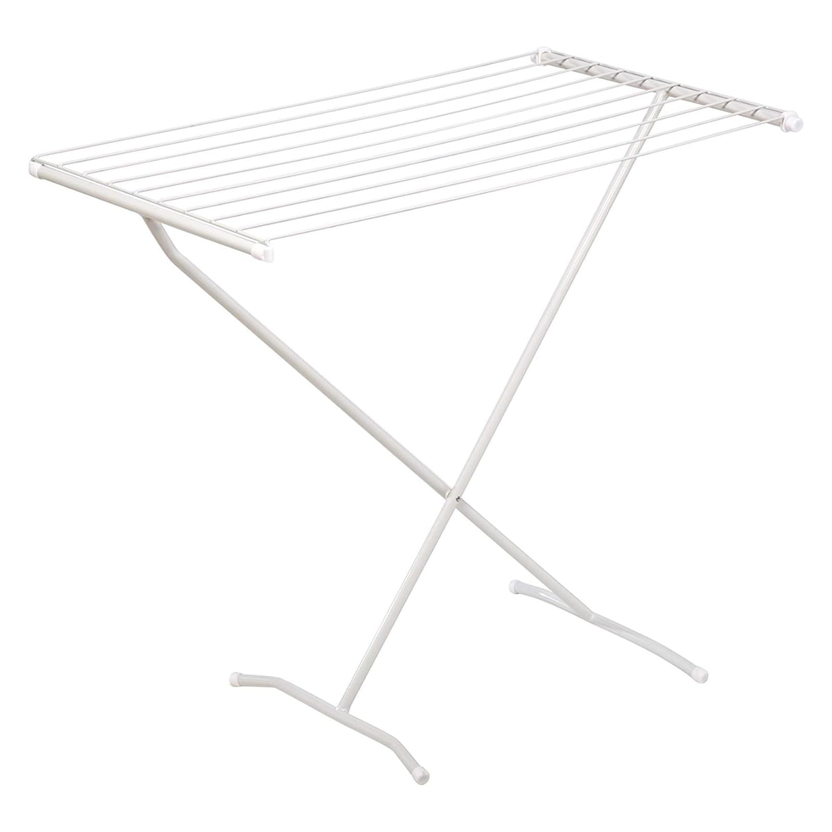 Honey-Can-Do collapsible drying rack with X-frame for space-saving laundry.