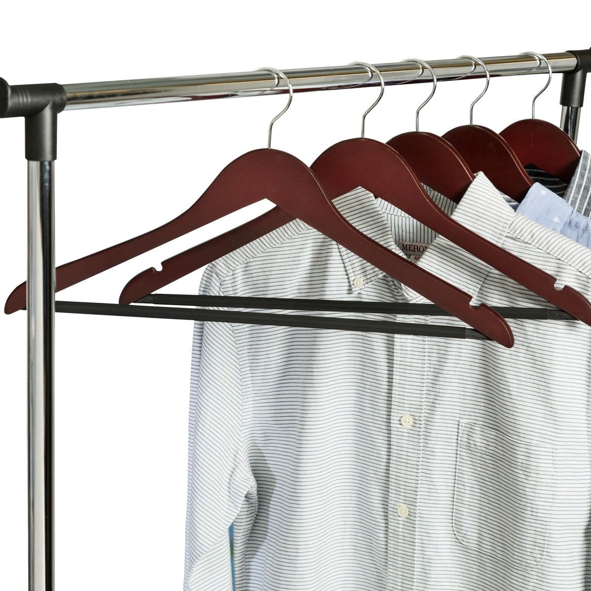 Honey-Can-Do keeps clothes organized with a smooth finish
