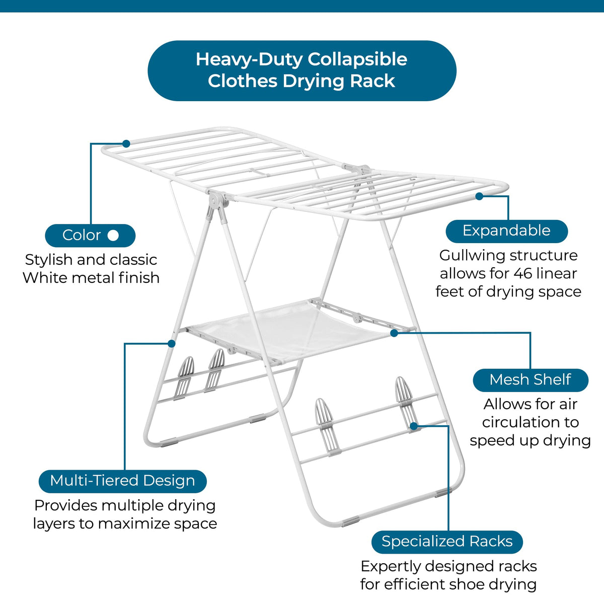 Honey-Can-Do shoe-drying bars ideal for sneakers and delicates