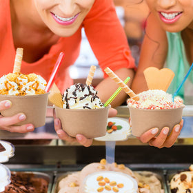 Honeydak party dessert cups suitable for baby showers and celebrations
