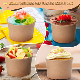 Honeydak yogurt cups 12 oz offer sturdy, versatile snack servings