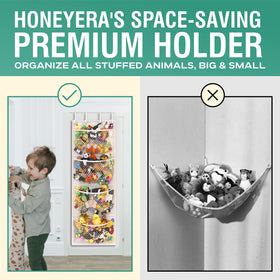 Honeyera four-hook design maximizes storage without taking floor space