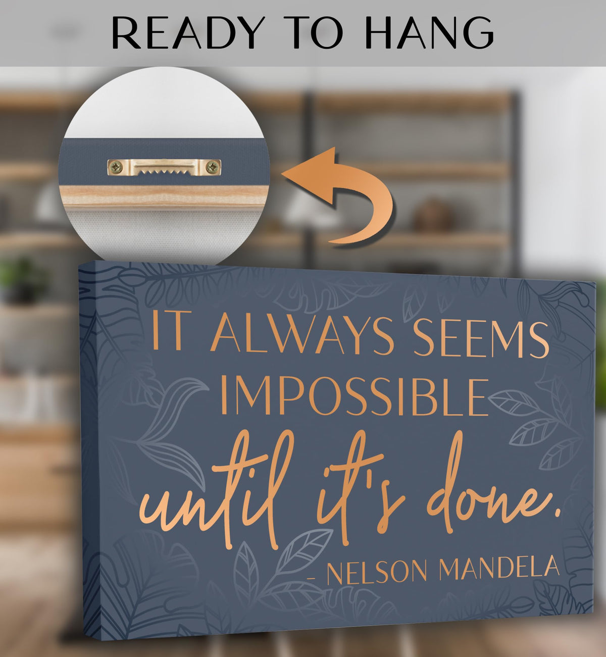 HoneyKICK Mandela wall art elevates office, living room, and bedroom decor.