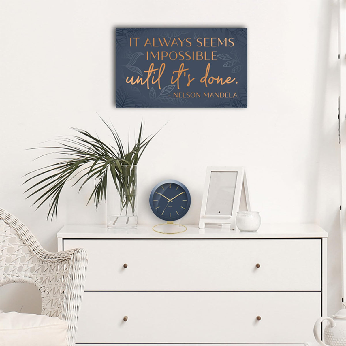 HoneyKICK Mandela quote wall art makes a thoughtful gift for mentors.