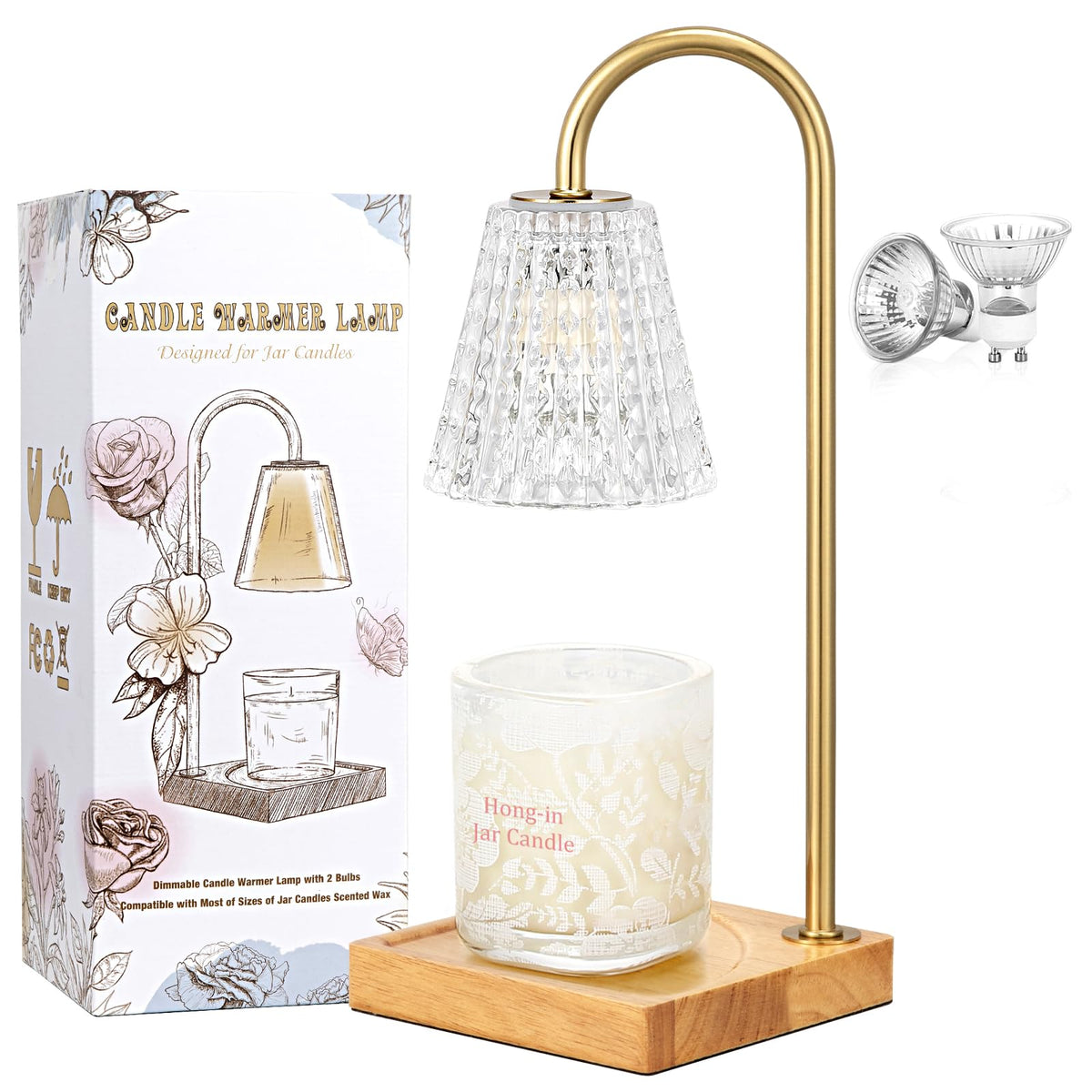 Hong-in Candle Warmer Lamp arrives gift-ready in an elegant box.