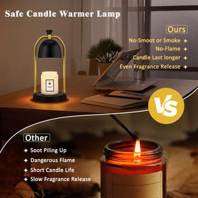 Hong-in Candle Warmer Lamp blends with modern desk décor.