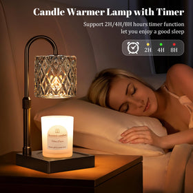 Hong-in flameless design reduces fire risk and wax spills for safer use.