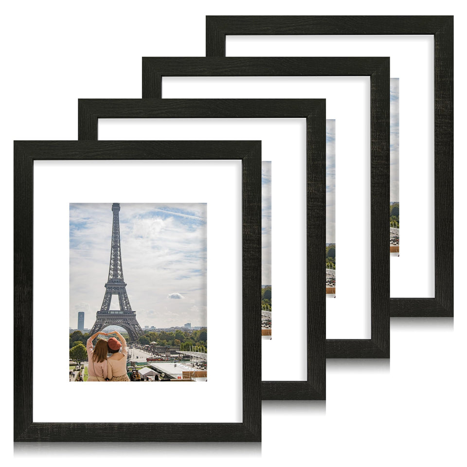 Hongkee 11x14 frame set with real glass for a crisp wall display
