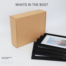 Safe packaging protects frame corners and preserves delivery condition