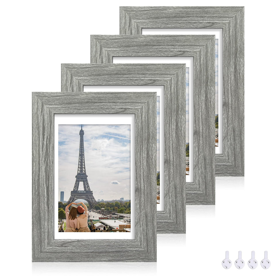 Hongkee 5x7 frame front view with real glass protects memories