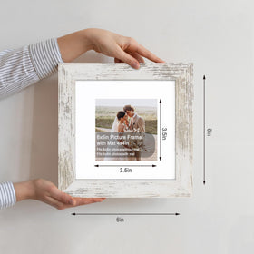 Close-up of colorful wooden frame showing durable MDF construction for wall or tabletop use.
