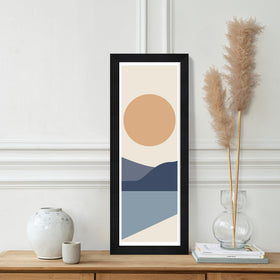 Hongkee 8x24 frame with mat accommodates five 4x6 photos securely.