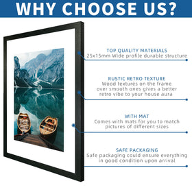 Hongkee frame horizontal wall mount suits landscape prints beautifully.