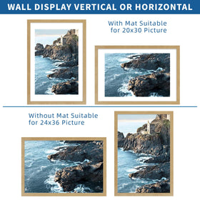 Hongkee HD plexiglass frame provides clear, shatter-resistant protection for artwork.