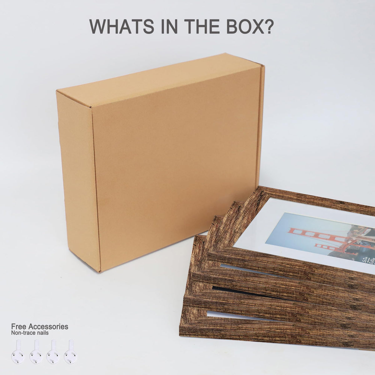 Hongkee 4-pack frame set arrives safely with protective packaging.