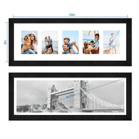 Hongkee tempered glass 8x24 frame showcases clear, scratch-resistant viewing.