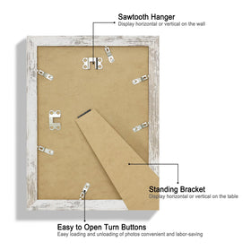 Hongkee wall mount and tabletop display supports horizontal or vertical layouts.