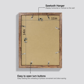 Hongkee wall mount and kickstand support vertical or horizontal display.