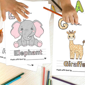 Hongpar ABC photo album book includes 30 inserts for guest contributions.