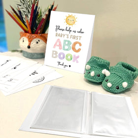 Hongpar activity pages featuring A to Z designs for educational fun.