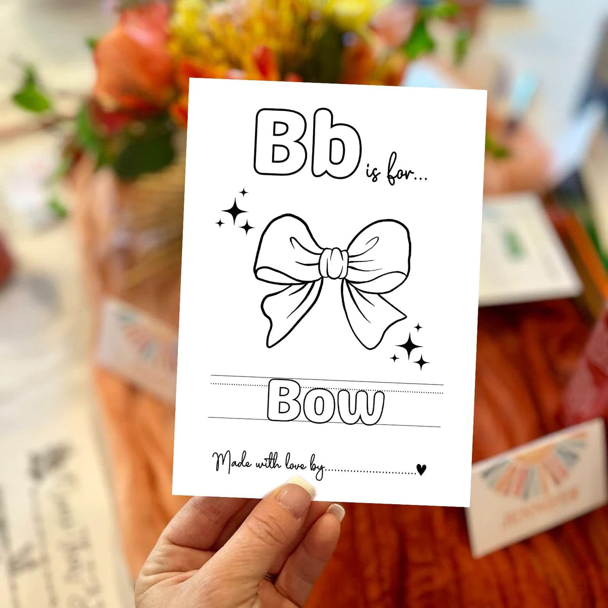 Hongpar baby shower guest book capturing warm wishes from guests.