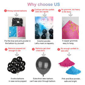 Hongpar blue and pink darts ready to pop
