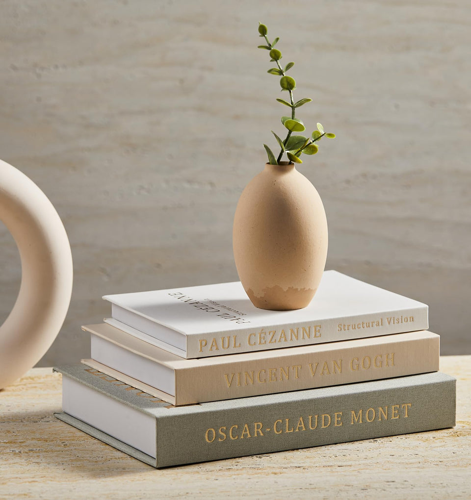 hongqu us aesthetic decorative books with lifelike covers for elegant coffee table styling