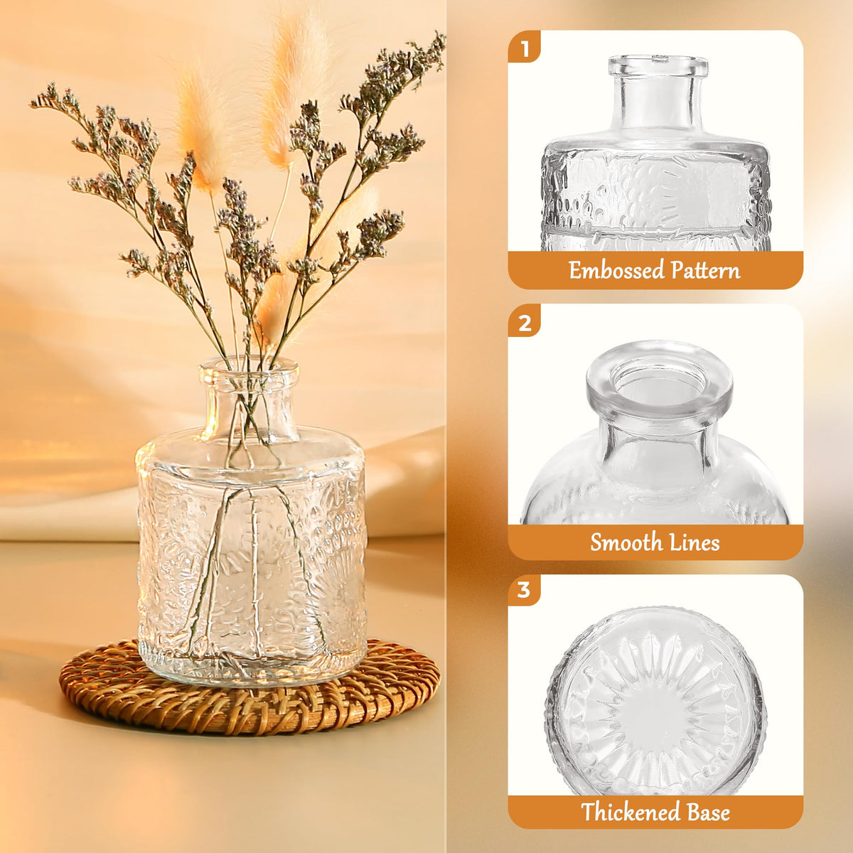 Hongqu US multi-shape vase collection enabling dynamic centerpieces