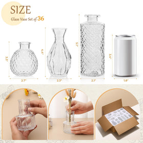 Hongqu US wedding receptions centerpieces with varied vase heights