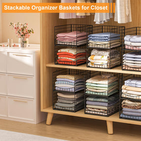 Hongtamoya drawer baskets open demonstrate organized storage options.