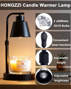 HONGZZI Warmer Lamp showing dimmable brightness for mood lighting