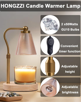 HONGZZI candle warmer lamp dimmer lets you set the perfect brightness