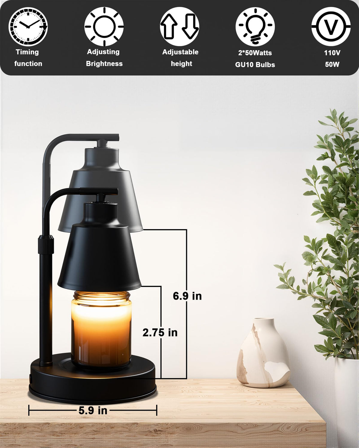 HONGZZI Eco-friendly aroma without soot for nurseries and bedrooms