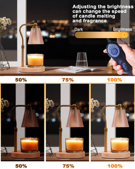 HONGZZI candle warmer lamp in a stylish kitchen living room setting