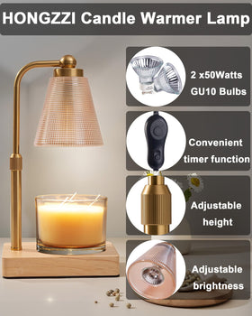 HONGZZI lamp with timer lets you automate ambience for dinners.