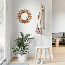 Honiway 12 inch entryway wall mirror versatile above a console or sofa.